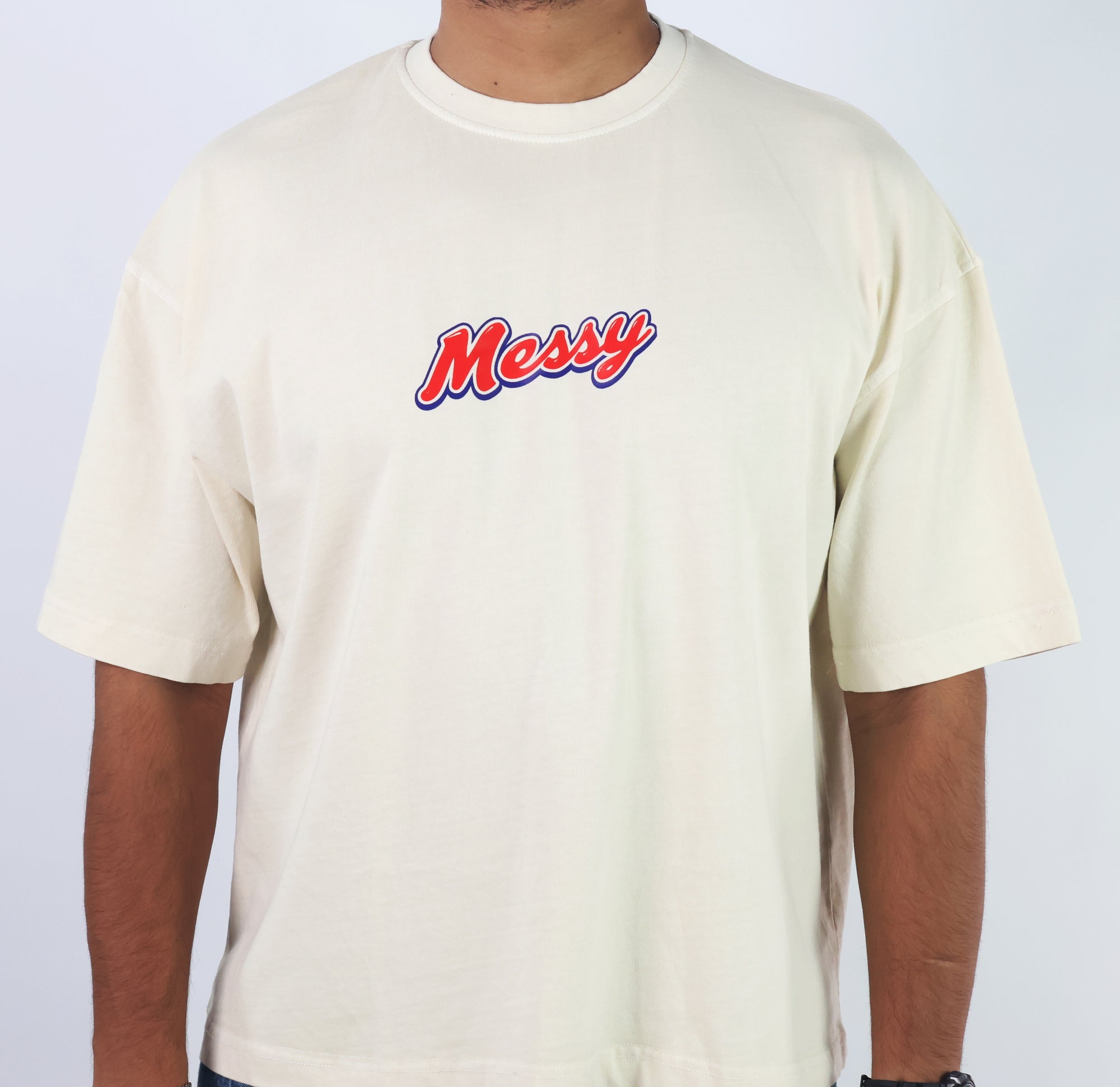 Cream But Not White Acid Wash