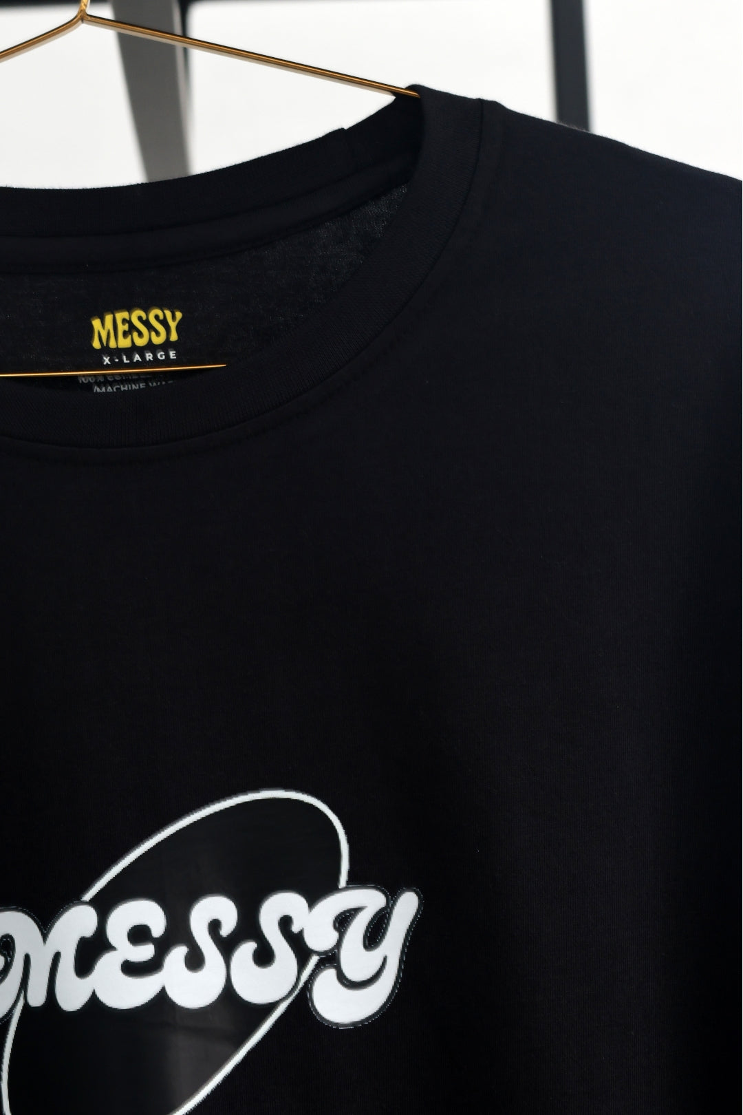 Messy Orbit Black Oversized