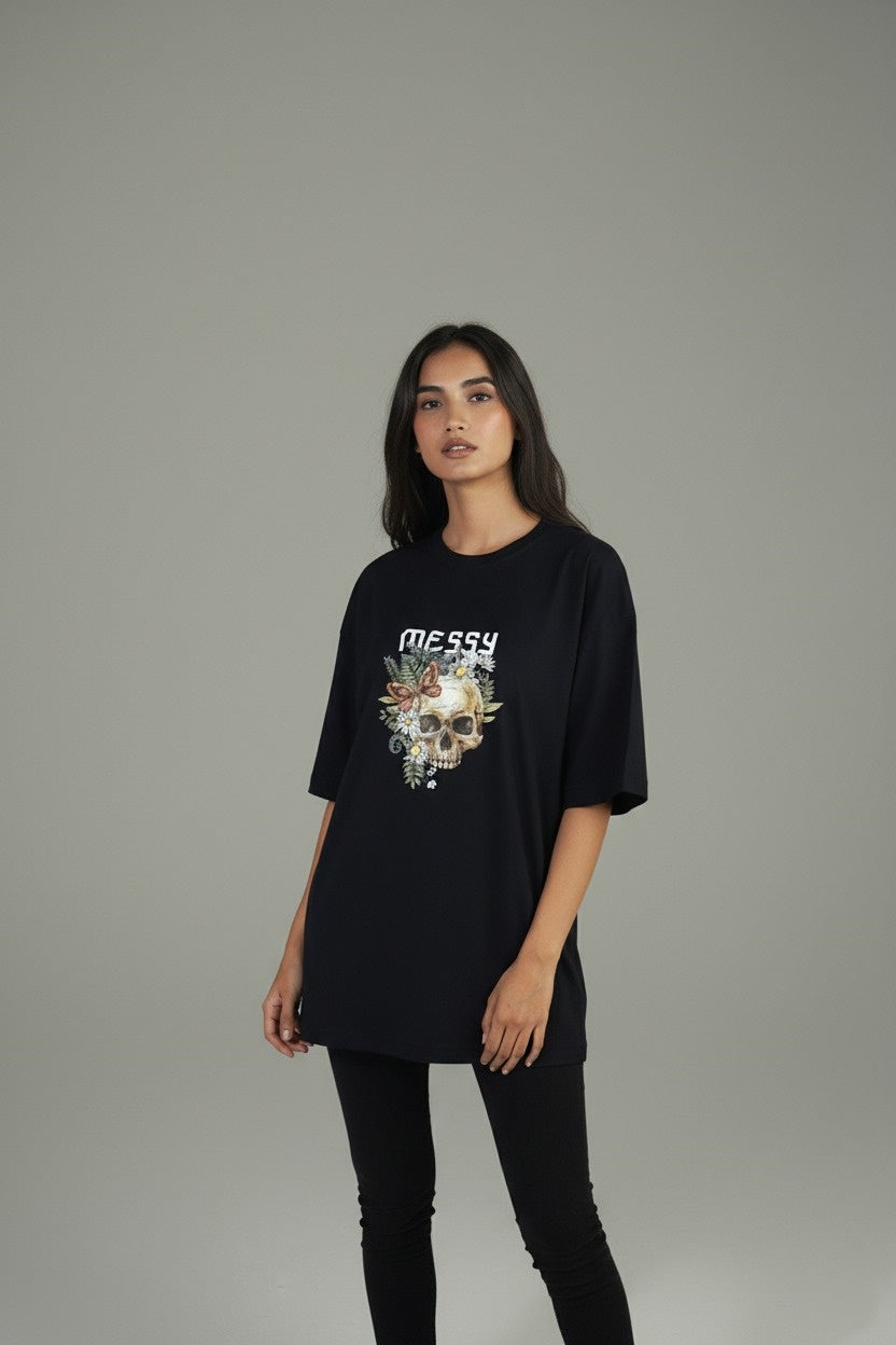 Dead Bloom Black Oversized