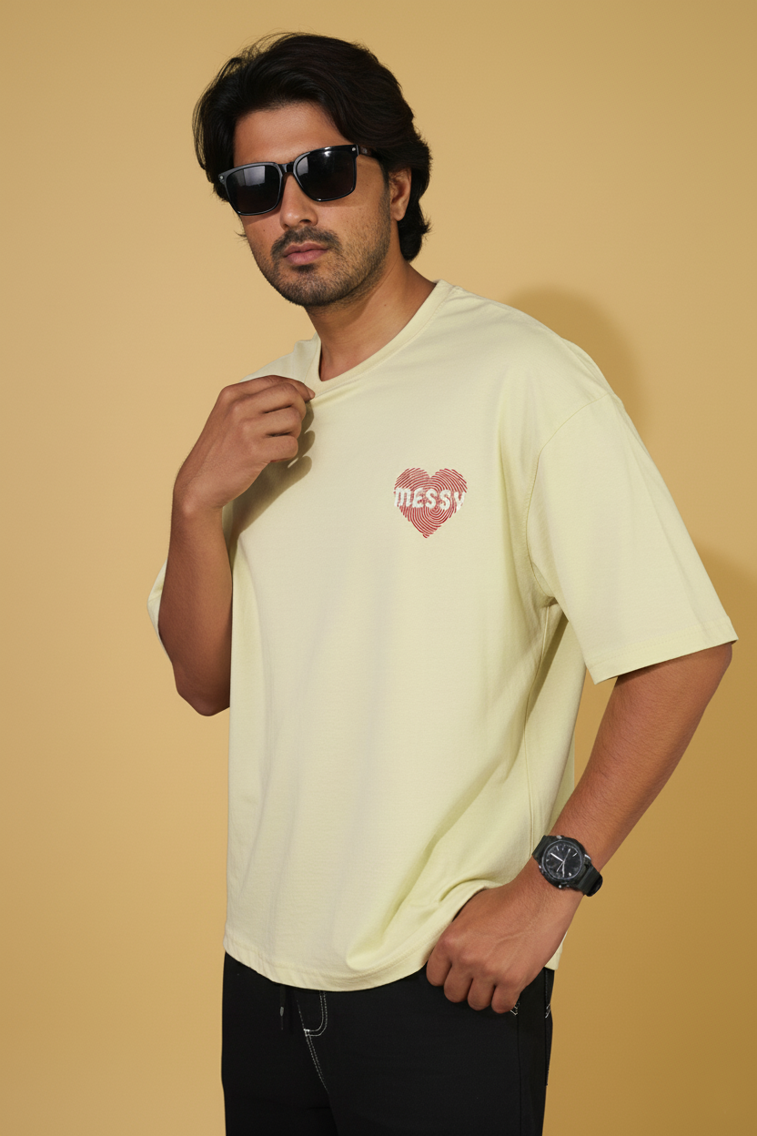 Heart on a Mess Oversized