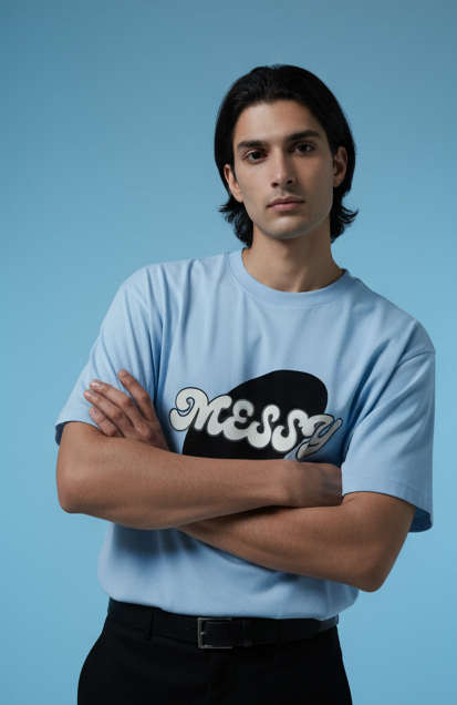 Messy Orbit Black Oversized