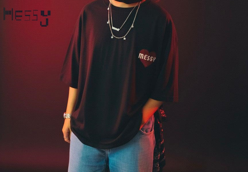 Heart on a Mess Oversized