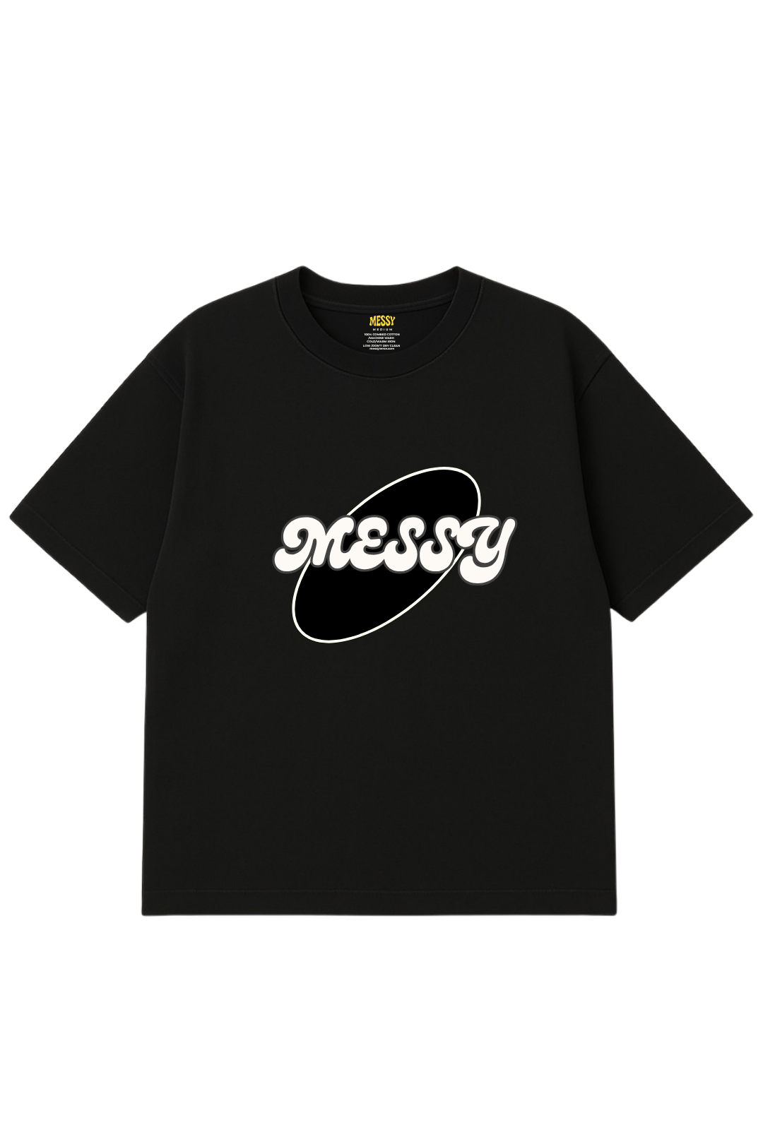 Messy Orbit Black Oversized